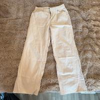 Weiß/Beige Jeans Gr. 42 Hessen - Hünfelden Vorschau