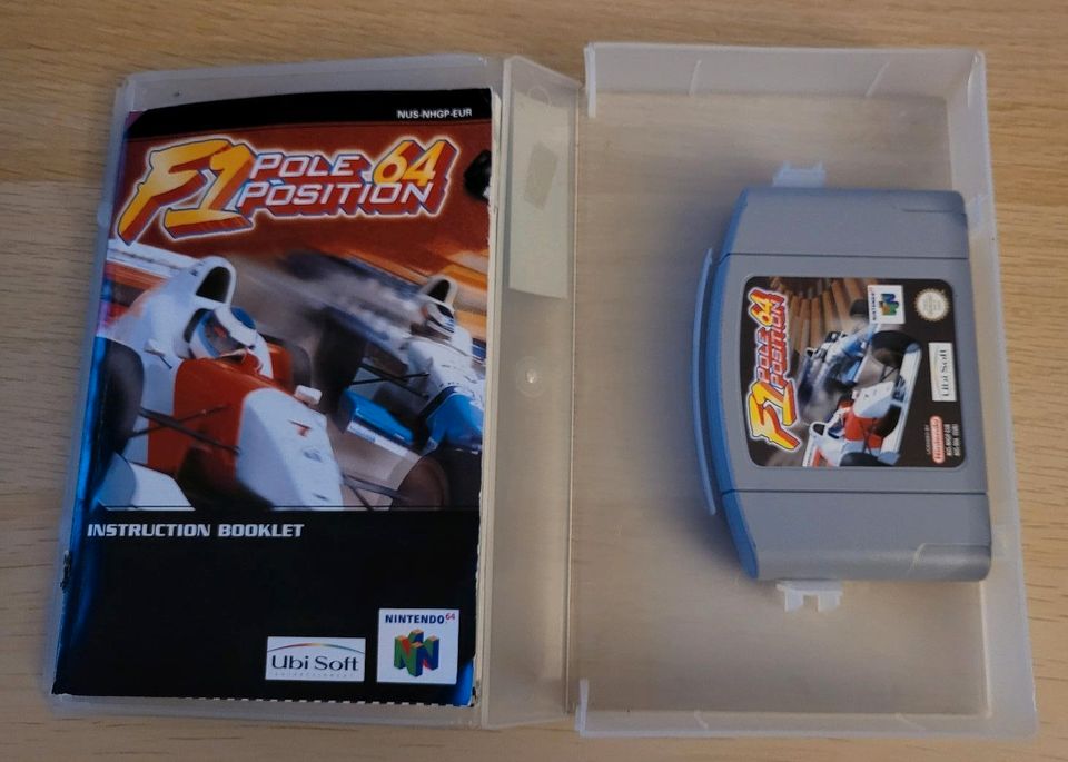 Nintendo 64 Spiel - F1 Pole Position 64 - Box mit Anleitung - N64 in Weyhe