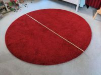 Teppich rund, rot Hochfloor 1,95 Meter Durchmesser Nordrhein-Westfalen - Herford Vorschau