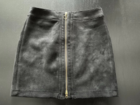 Schwarzer Wildlederoptik Rock Gr. 38 by Heidi Klum Saarland - Illingen Vorschau