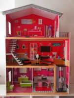 Barbie Hause aus Holz, Balkon, Aufzug und Treppen,  3-stöckig Nordrhein-Westfalen - Stolberg (Rhld) Vorschau