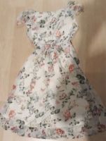 Blumen Kleid weiß Xs/S 34/36 Elegant luftig leicht Hessen - Baunatal Vorschau