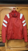 vintage JUMBO Motorrad Lederjacke rot oldschool motorcycle 46 Bayern - Senden Vorschau