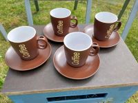 4 Kaffeetassen mit Untertassen Nordrhein-Westfalen - Unna Vorschau