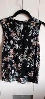 Bluse Top Shirt Only schwarz mit Blumen Größe 34 Bochum - Bochum-Ost Vorschau