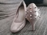 38 Pumps Highheels Silber Nieten Graceland Deichmann Sachsen-Anhalt - Halle Vorschau