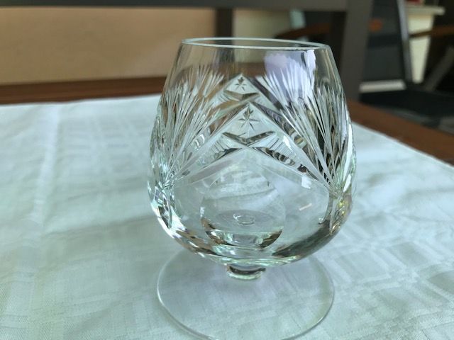 6 Gläser Kristall, Bleikristall Vintage 60er Nachtmann Andernach in Marbach am Neckar