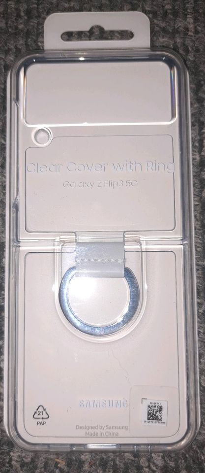 Clean Cover with Ring für Samsung Galaxy Z Flip3 in Frankfurt (Oder)