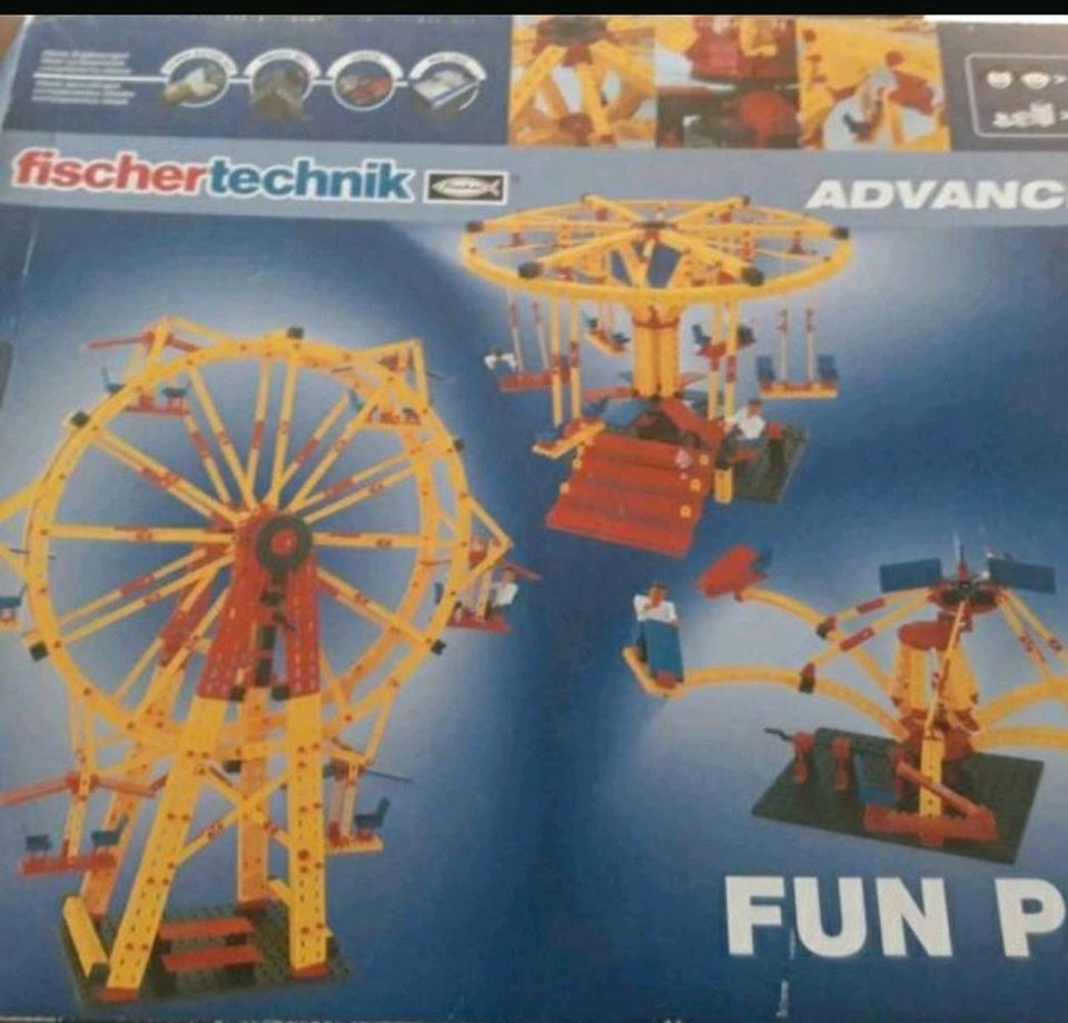 Fischertechnik fun Park ( 3Modelle ) selten mit Motor und Steueru in Estenfeld