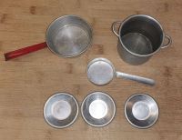 Puppen-Pfannen, Topf, Teller, Aluminium, im Set, Versand 2,50€ Sachsen - Bautzen Vorschau