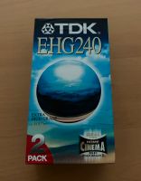 VHS leere VHS Videokassetten 2x Pack TDK E-HG240 Kassette NEU Nordrhein-Westfalen - Datteln Vorschau