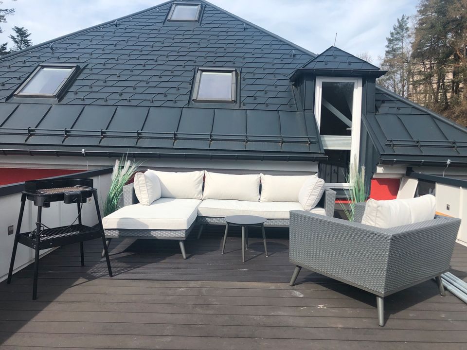 Ferienwohnung , Bad Elster, Vogtland, Kamin , Dachterrasse in Bad Elster