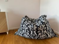 SITTING BULL Sitzsack Fashion bag schwarz weiß floral 130 x 190 Brandenburg - Fredersdorf-Vogelsdorf Vorschau