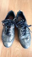 GEOX Damen Leder Schuhe Schnürschuhe schwarz Goldschimmer Gr 39 Hessen - Geisenheim Vorschau