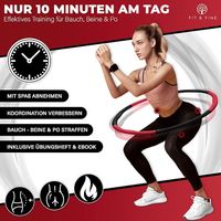Hula-Hoop-Reifen für Erwachsene + Übungsheft  + Springseil Niedersachsen - Neu Darchau Vorschau