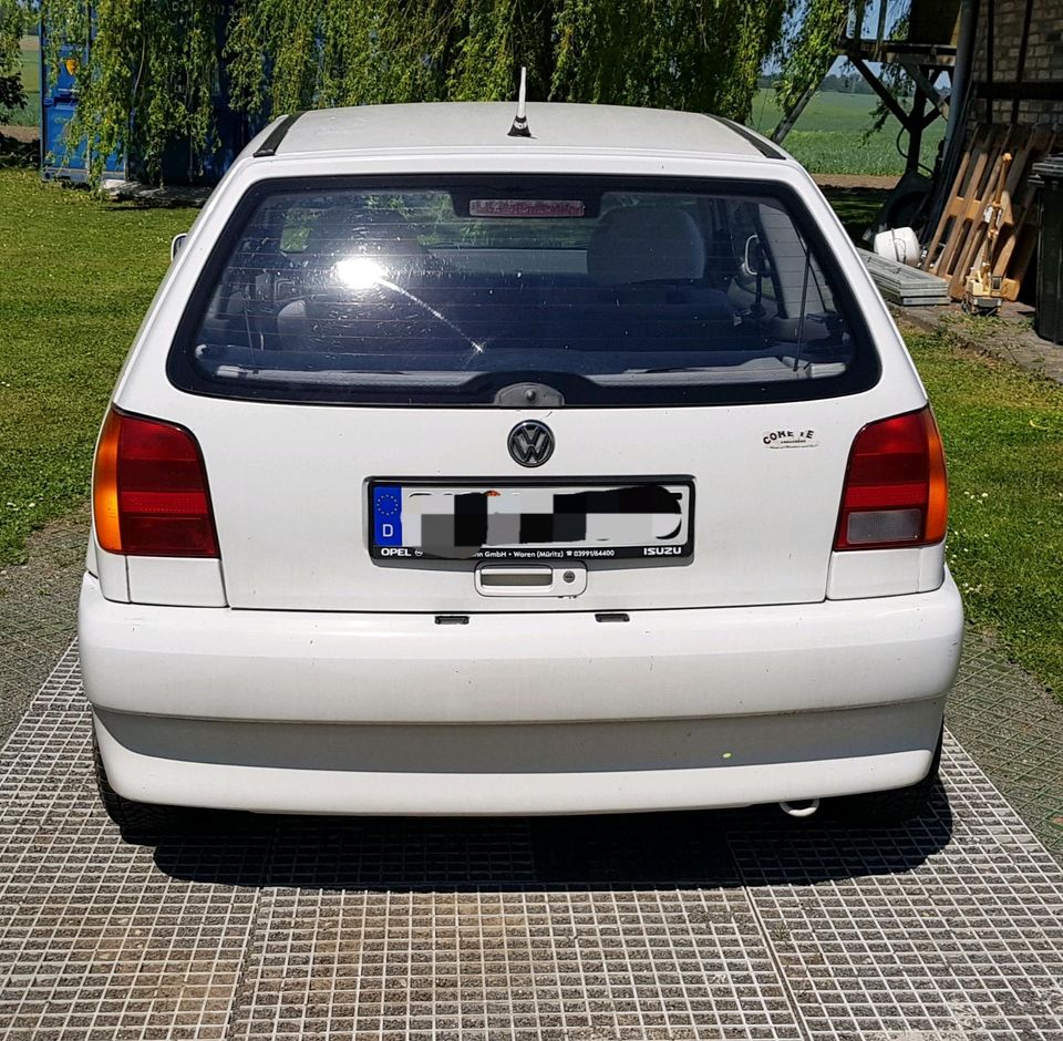 VW Polo (2/3 Türig, weiß, BJ. 04.1997, HU bis 11.2025) in Zepelin