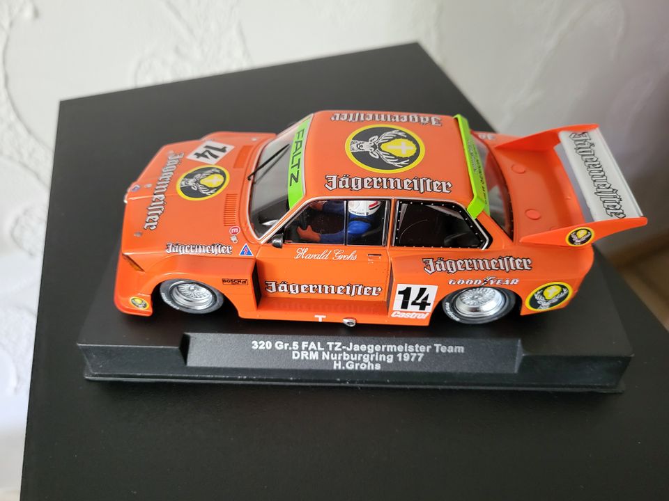 1:32 SLOTCAR > SIDEWAYS BMW 320 Gr.5 JÄGERMEISTER < in Muggensturm