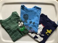 Mickey Mouse und Snoopy T-Shirt 3-er Set Gr. 104 Bayern - Marquartstein Vorschau