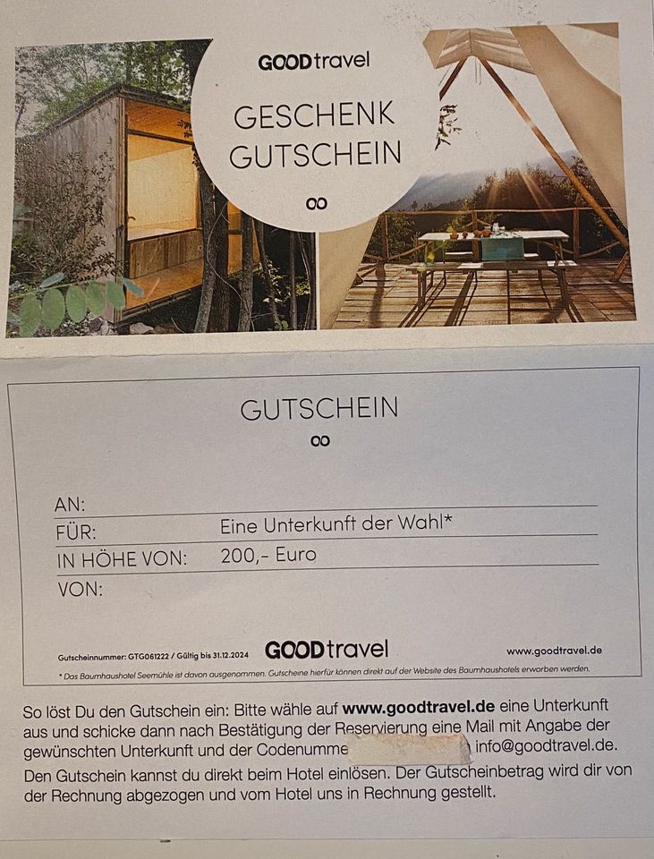 Geschenkgutschein Goodtravel in Offenbach