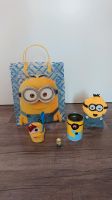 Minion Minions Set Stofftier Eierwärmer Dose Tasche Socken Nordrhein-Westfalen - Kevelaer Vorschau