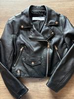 Lederjacke, Größe S/36, Jacke, Lederjacke, Bershka Niedersachsen - Westoverledingen Vorschau