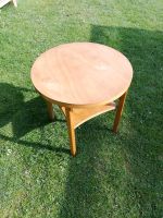 Alter Holz Tisch rund Beistelltisch Vintage ca. 70 Jahre alt Schleswig-Holstein - Lütjenburg Vorschau