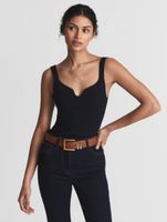 Reiss Daisy Oberteil mit Herzausschnitt Gr: S Navy Top Nordrhein-Westfalen - Weilerswist Vorschau