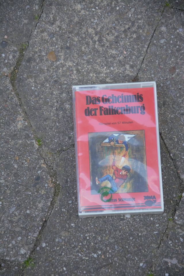 Hörspielkassette, Das Geheimnis der Falkenburg von Andreas Schwan in Lichtenau