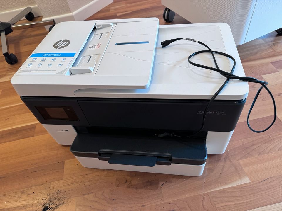 HP Officejet Pro 7720 Tintenstrahldrucker DIN A3 Copy Fax Scan in Hamburg