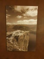 wunderschönes Bild Leinwand Preikestolen Berg in Norwegen 60x90 Bayern - Friedberg Vorschau