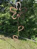 Blume aus Metall Kunstwerk Gartendeko Hufeisen Bayern - Herzogenaurach Vorschau