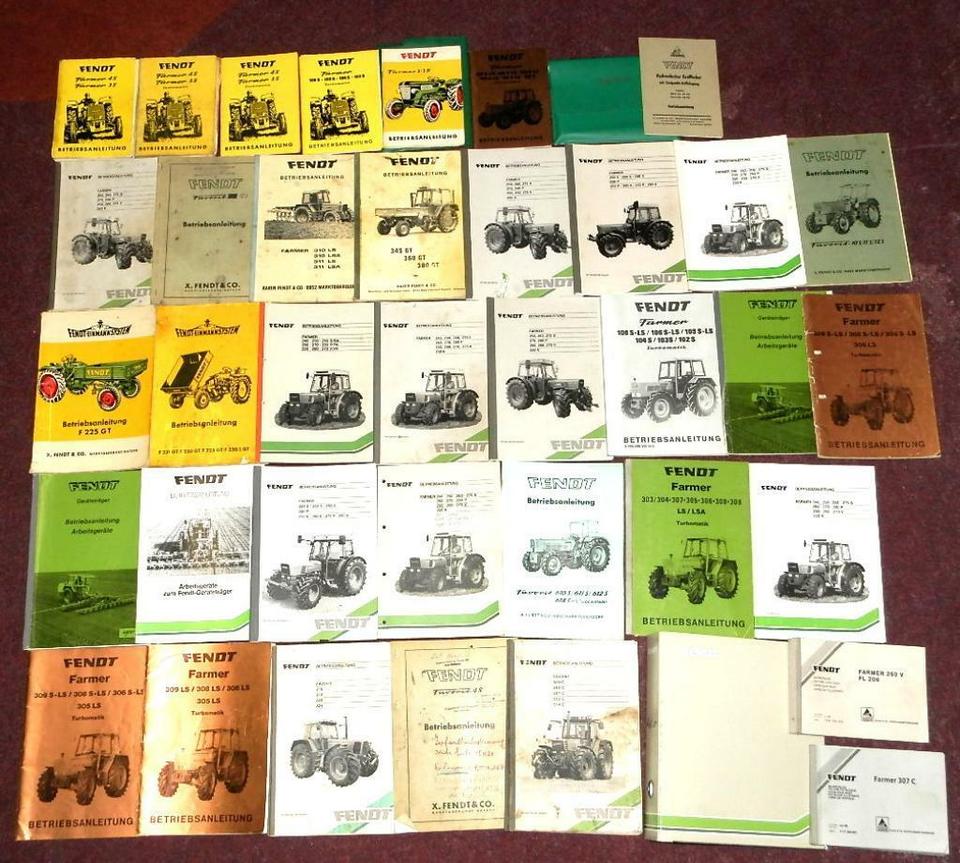 Fendt Betriebsanleitung Ersatzteilliste Werkstatthandbuch in Merseburg