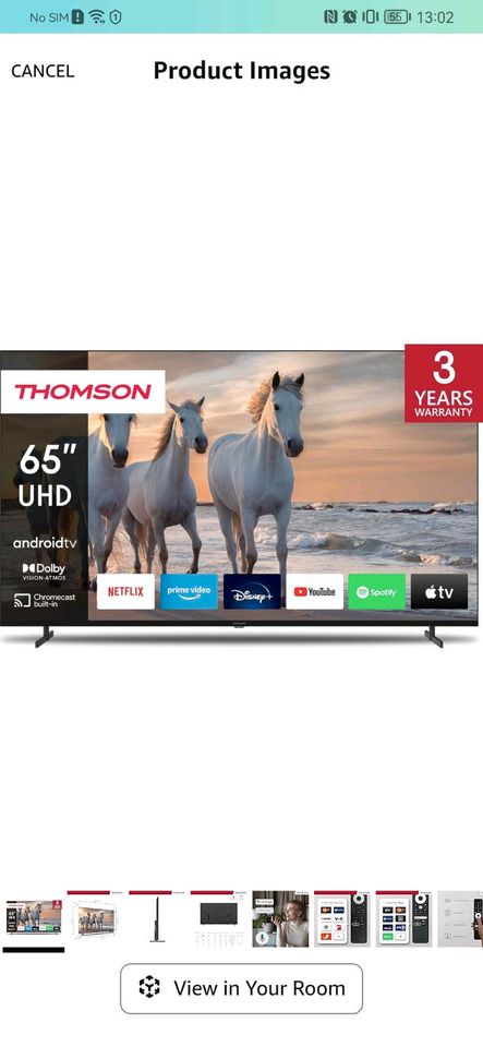 Thomson Ultra HD 64cm TV in Düsseldorf