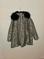 Parka, Camouflage, Kapuze, Webfell abnehmbar,Ulla Popken Jacke 52 Hessen - Kelkheim Vorschau