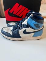 Jordan 1 High OG obsidian Größe 46 Hessen - Bad Nauheim Vorschau