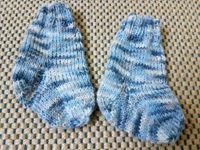 Baby Socken Gr. 56/62 hellblau Niedersachsen - Harpstedt Vorschau