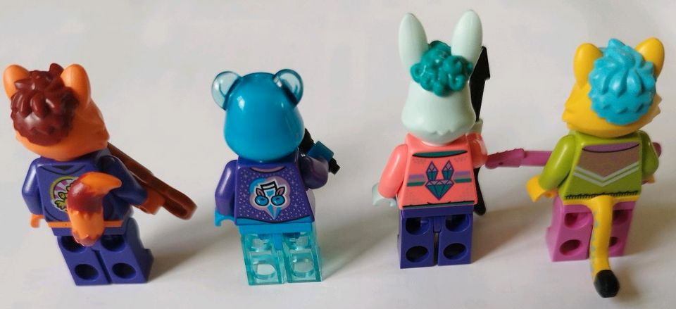 LEGO Figuren: Musiker: Roter Panda | Blauer Bär | Hase | Gepard in Neustadt in Holstein