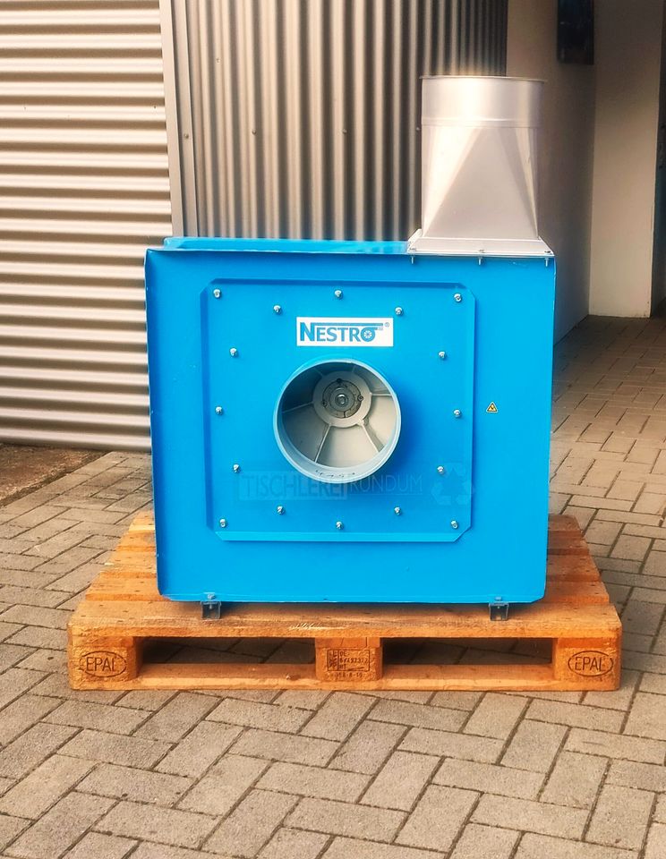 Radialventilator Absaugung Schreinerei Tischlerei 5,5KW 4159 in