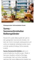Sonnenschirmhalter für Balkon Brüstung, Geländer Baden-Württemberg - Ketsch Vorschau