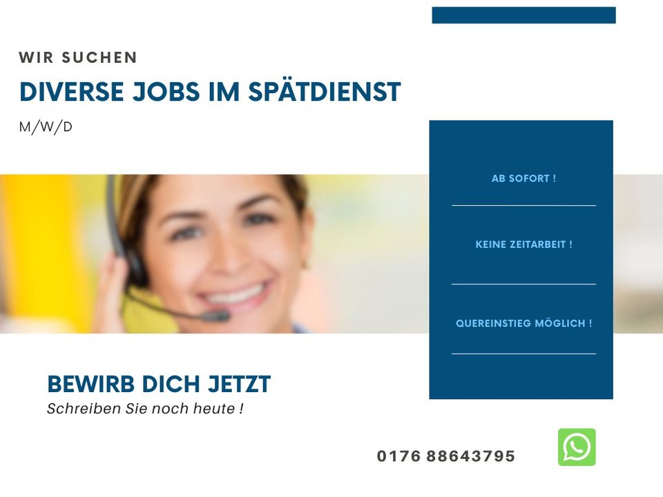 Diverse Jobs im Spätdienst (m/w/d) in Berlin
