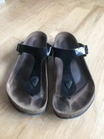 Birkenstock Gizeh schwarz lack Größe 40 gern getragen Baden-Württemberg - Karlsdorf-Neuthard Vorschau