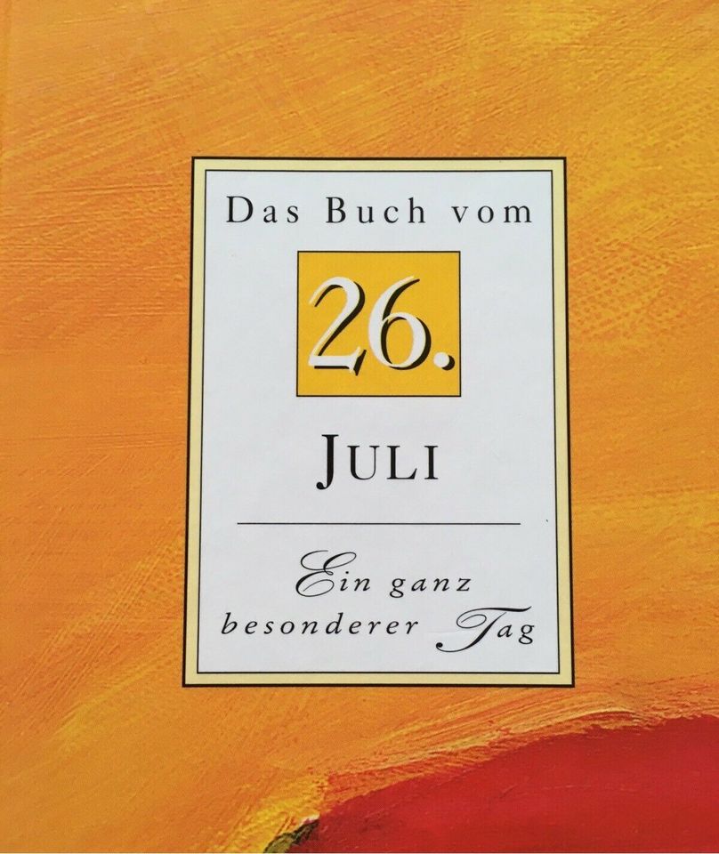 Das Buch vom 26. Juli Ein ganz besonderer Tag in Hamburg