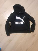 Puma Hoodie schwarz mit weißen Druck Größe XS Bayern - Schweinfurt Vorschau