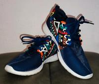 Freizeit Sneaker Sportschuhe Unikat blau Glitter wie Neu Die blau Hannover - Mitte Vorschau