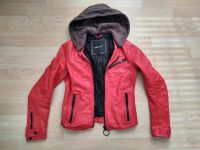 GIPSY 2.0 by Mauritius BIKER Lederjacke rot mit Kapuze XS/34 Berlin - Charlottenburg Vorschau