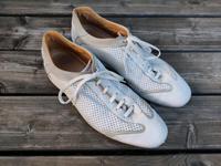 Santoni, lässig-elegante Sommerhalbschuhe aus Leder, Gr 10 / 44,5 Hessen - Raunheim Vorschau