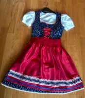 Dirndl Tracht Gr. 34 Volksfest Oktoberfest dunkelblau und rot Bayern - Haag in Oberbayern Vorschau