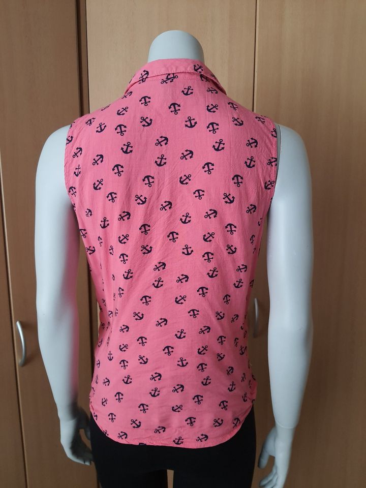 Bluse mit Ankern Gr. M in Plauen