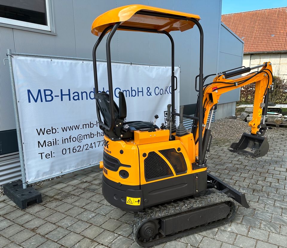 Neu Minibagger BK1100 A Kubota Motor in Neu Ulm