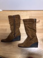 Tamaris Stiefel Keilabsatz Damen Größe 38 NEU ungetragen Cognac Nordrhein-Westfalen - Eitorf Vorschau